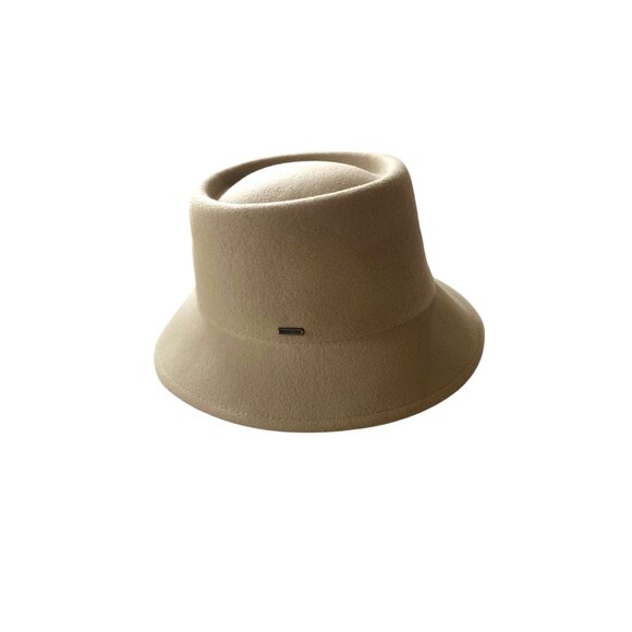 Brixton Womens Elle Wool Felt Bucket Hat Beige Size M 7 1/4 (58 cm) Quiet Luxury - Picture 4 of 13
